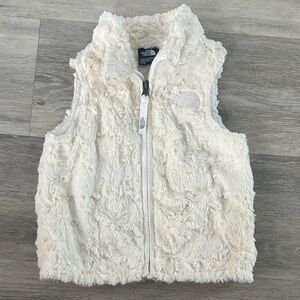 The North Face Kids Cream Fleece Vest